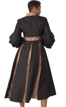Tally Taylor Church Robe 4850-Black/Gold
