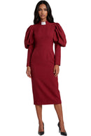 Tally Taylor Usher Dress 4813-Burgundy