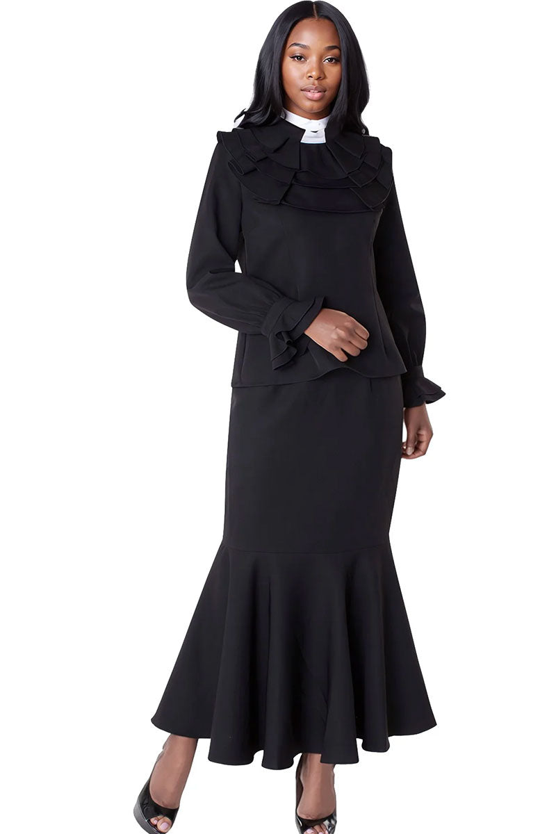 blue dress for baby girl Tally Taylor Usher Dress 4813-Black – Church suits for less main image 0