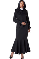 Designer Church Suits 4601C-Black/White