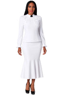 Tally Taylor Church Suit 4601-White/Black