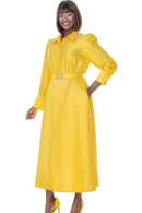 Terramina Church Dress 7031-Yellow