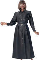 Terramina Church Dress 7031-Black