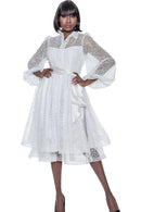 Terramina Church Dress 7067-White