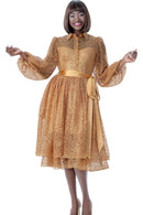 Terramina Church Dress 7067-Gold