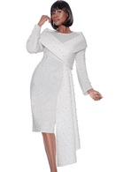 Terramina Church Dress 7111-Off-White