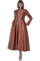 Terramina Church Dress 7372-Brown