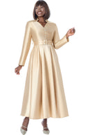 Terramina Church Dress 7372-Gold
