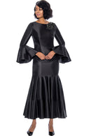 Terramina Church Dress 7764-Black