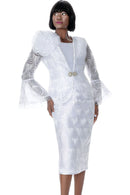 Terramina Church Dress 7005-White