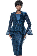 Terramina Church Suit 7184-Navy