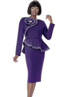 Terramina Church Dress 7308-Purple
