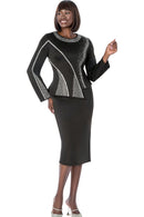 Terramina Women Church Suit 7349-Black