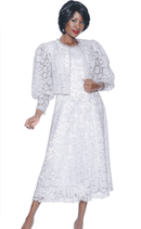 Terramina Church Dress 7051-White