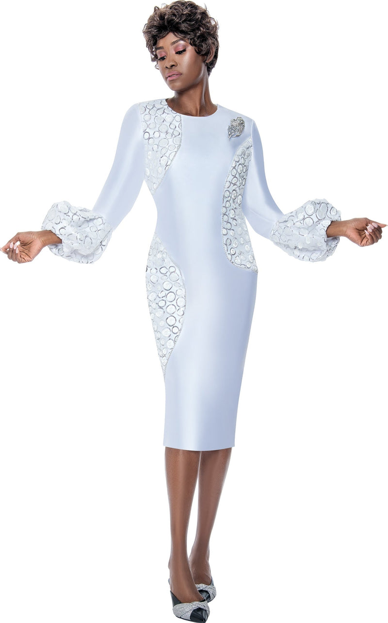 Terramina Church Dress 7208-White