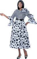 Terramina Church Dress 7283-Black