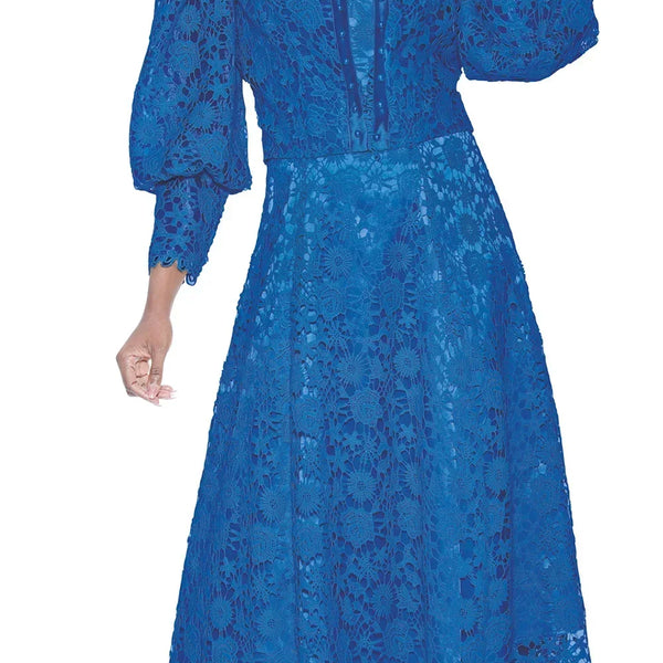 Terramina Church Dress 7051-Royal Blue