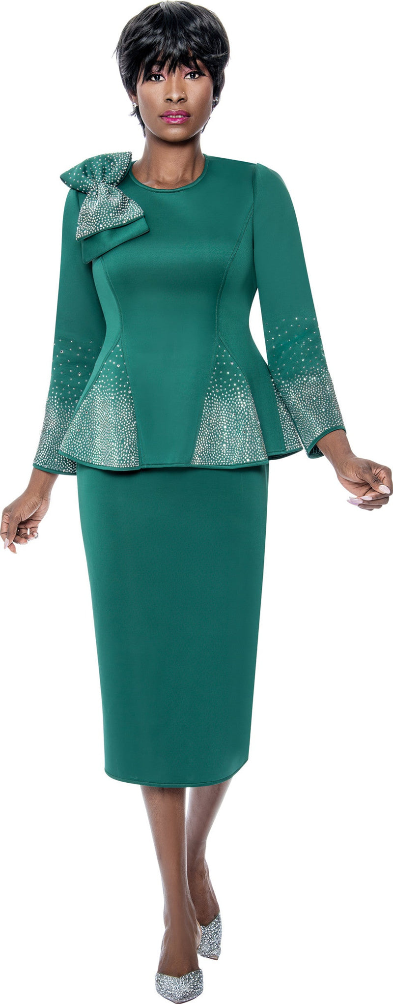 Terramina Church Suit 7108-Emerald