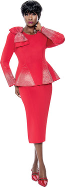 Terramina Church Suit 7108-Red