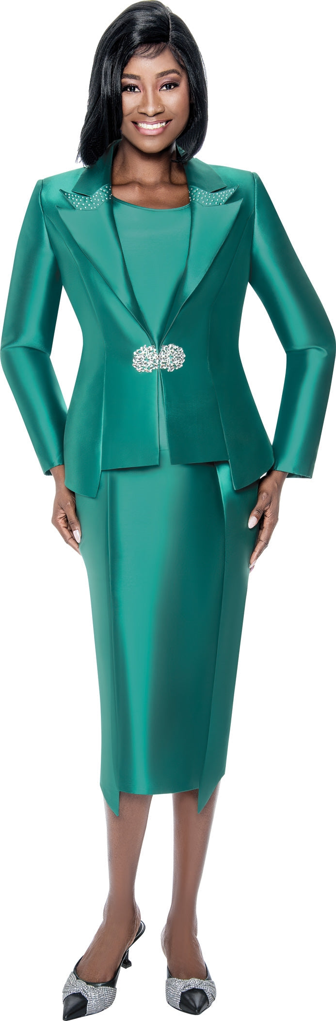 Terramina Church Suit 7206-Emerald