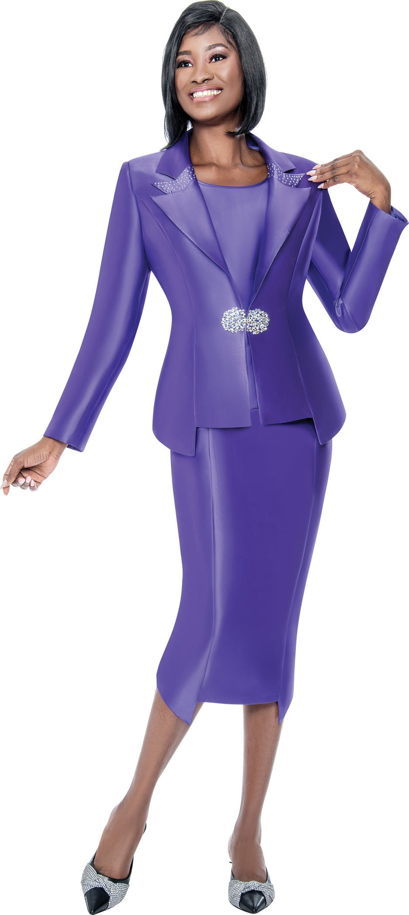 Terramina Church Suit 7206-Purple