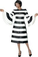 Terramina Church Dress 7335C-Black/White