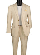 Vinci Modern Fit Men Suit MLC-1-Tan