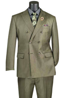 Vinci Men Suit DRK-5-Dusty Green