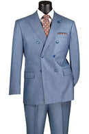 Vinci Men Suit DRK-5-Smoke Blue
