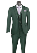 Slim Fit Men Suit  SV2900-Hunter Green