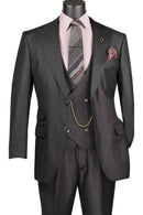 Vinci Men Suit V2RK-5-Black