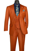 Vinci Men Suit V2RK-5-Rust