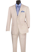Vinci Modern Fit Men Suit F-MSS1-Beige