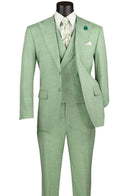 Men Church Suit MV2K-2-Light Green
