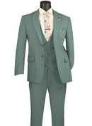 Men Church Suit MV2K-3-Sage