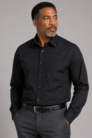 Regular Fit Cotton Dress Shirt R-S100-Black