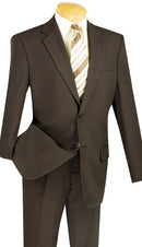 Classic Fit Men Suit 2PP-Brown - Church Suits For Less