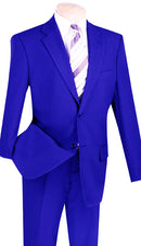 Vinci Suit 2PPC-Royal Blue - Church Suits For Less
