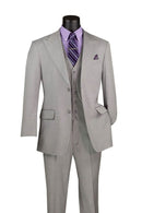 Regular Fit Men Suit V2RK-4- Light Grey