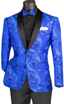 Men Slim Fit Sport Coat BSF-13-Royal - Church Suits For Less