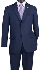 Classic Fit Men Suit 2PPC-Navy