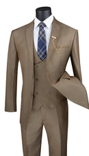 Men Church Suit MV2B-1-Khaki - Church Suits For Less