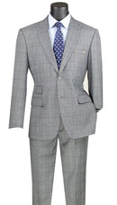 Men Church Suit MRW-1-Medium Gray - Church Suits For Less