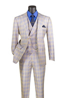 Men Church Suit MV2W-3-Blue - Church Suits For Less