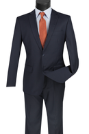Slim Fit Men Suit SC900-12- Navy - Church Suits For Less