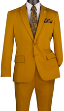 Slim Fit Men Suit  SDX-3 Gold