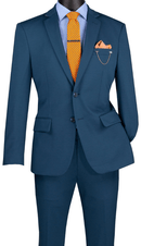 Slim Fit Men Suit  SDX-3 Teal