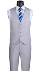 Slim Fit Men Suit SV2900-Lt. Grey - Church Suits For Less