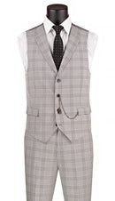 Slim Fit Men SuitSV2W-6-Gray - Church Suits For Less