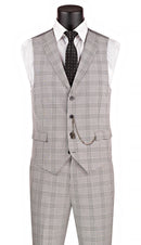 Slim Fit Men SuitSV2W-6-Gray - Church Suits For Less